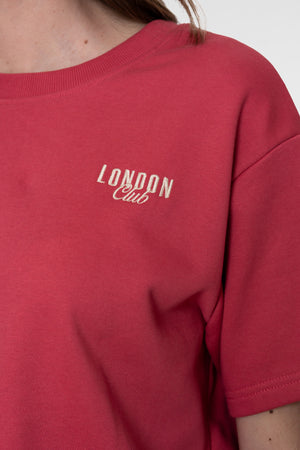 Geisha sweater met korte mouw en sportieve uitstraling