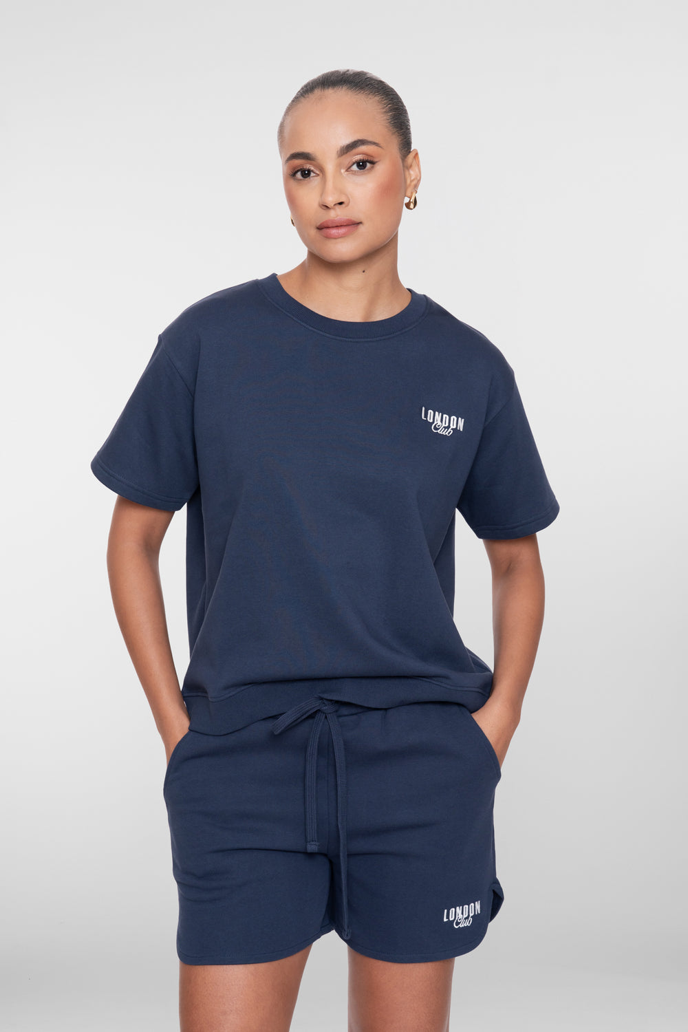 Geisha T-shirt met London print en sportieve uitstraling