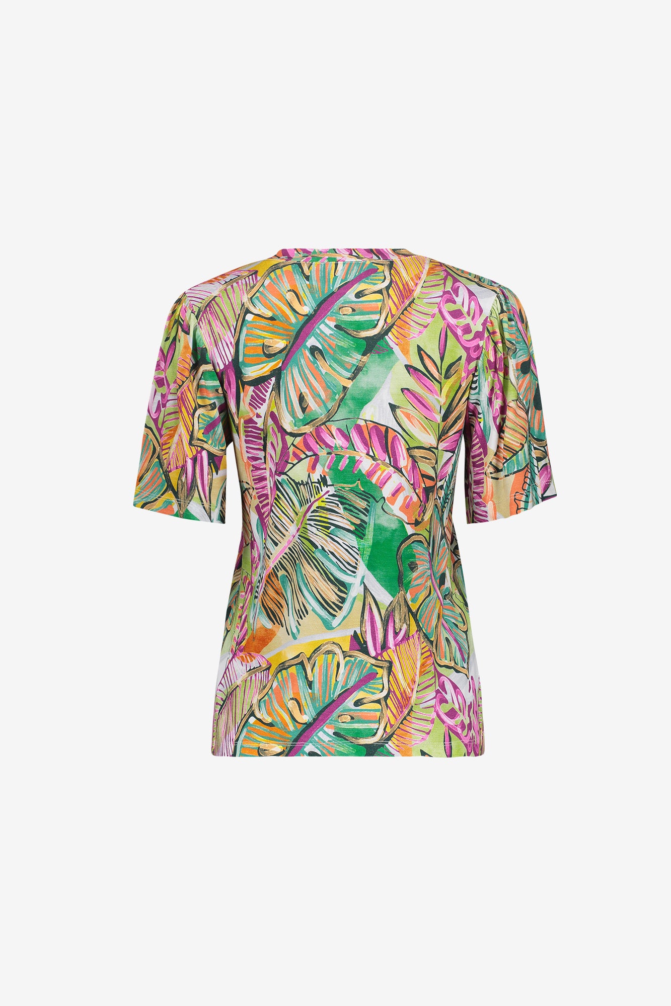 Geisha T-shirt met grafische print en tricot kwaliteit