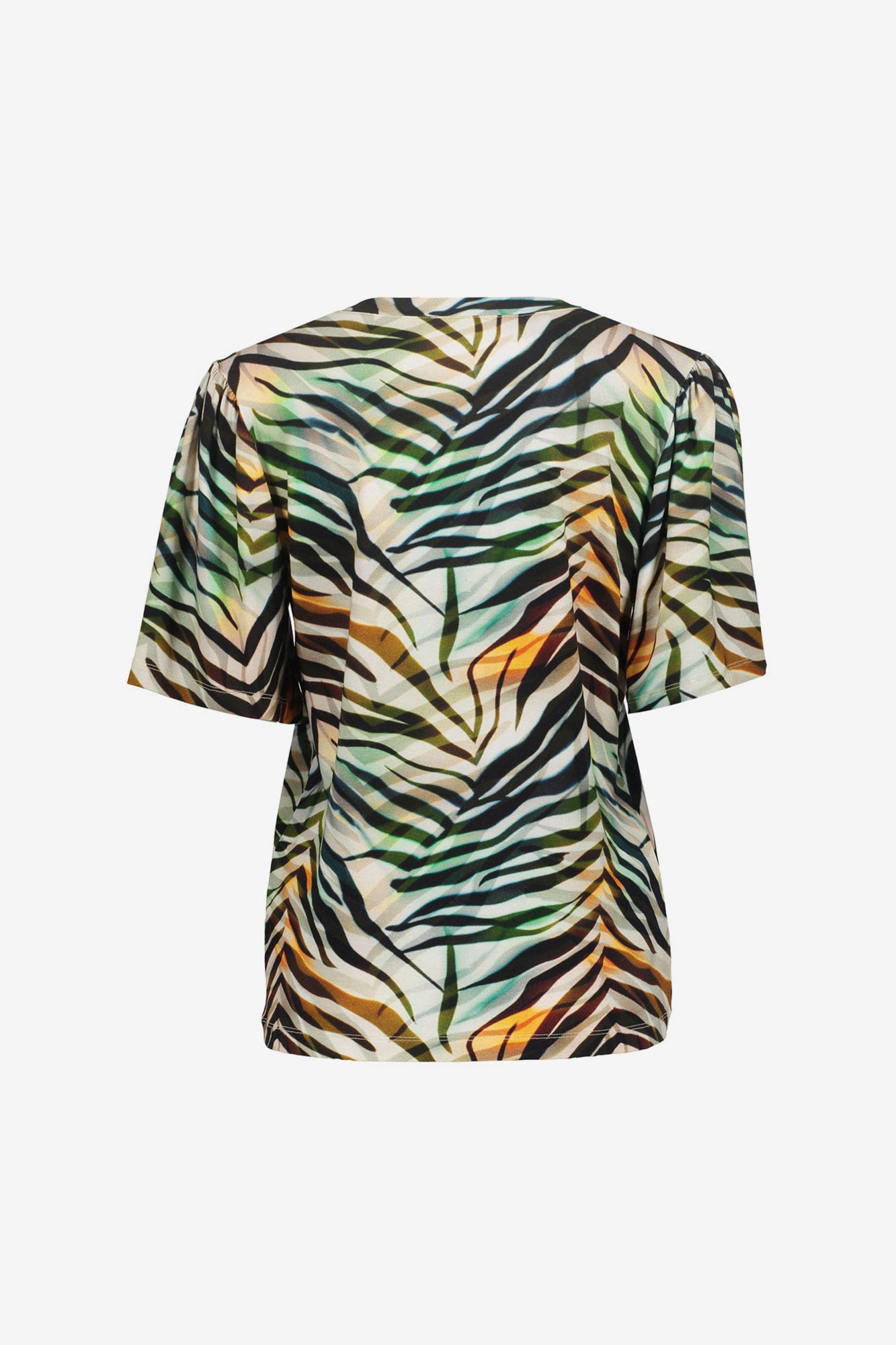 Geisha T-shirt met grafische print en tricot kwaliteit