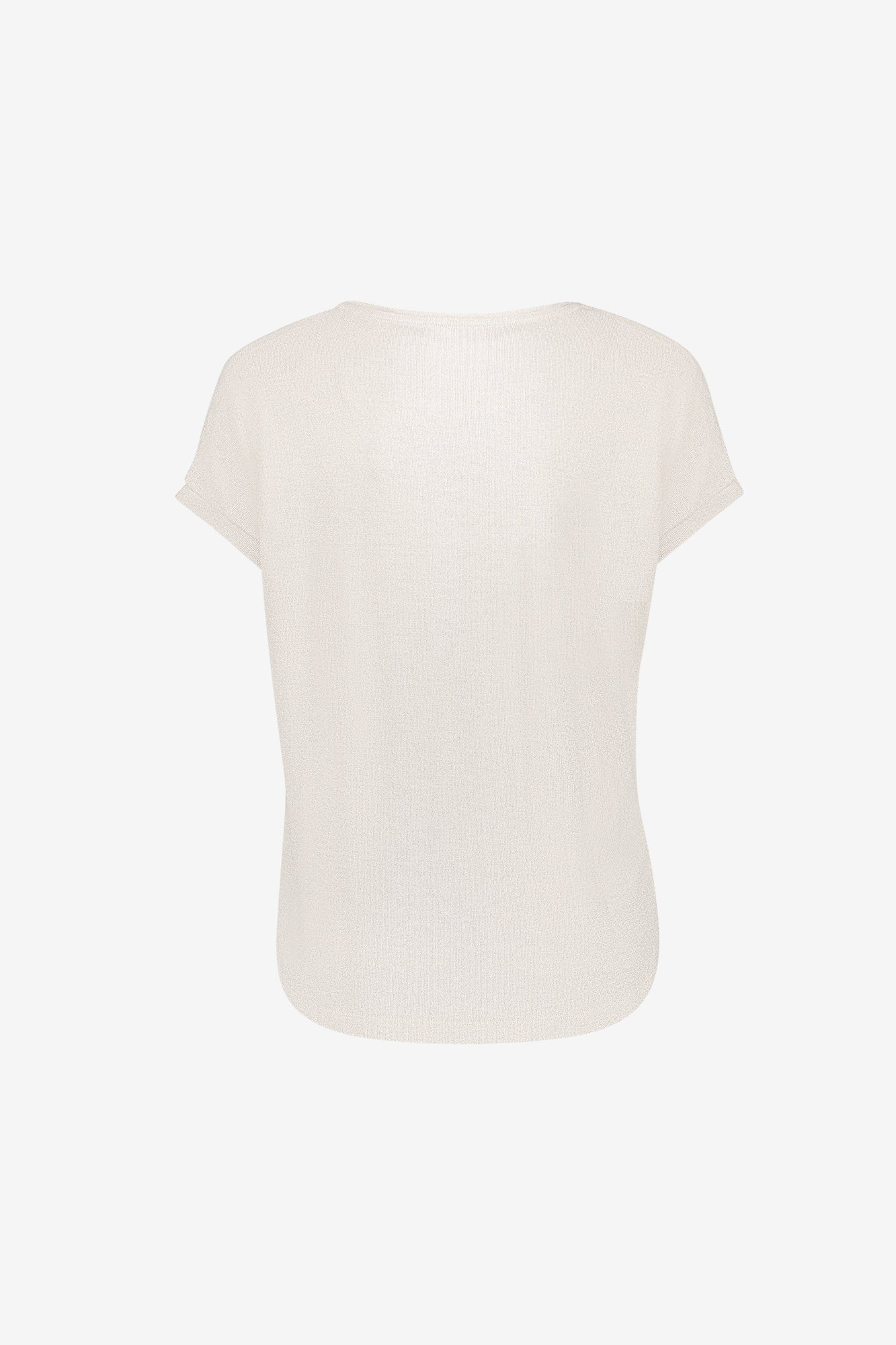 Geisha shimmer top met korte mouwen