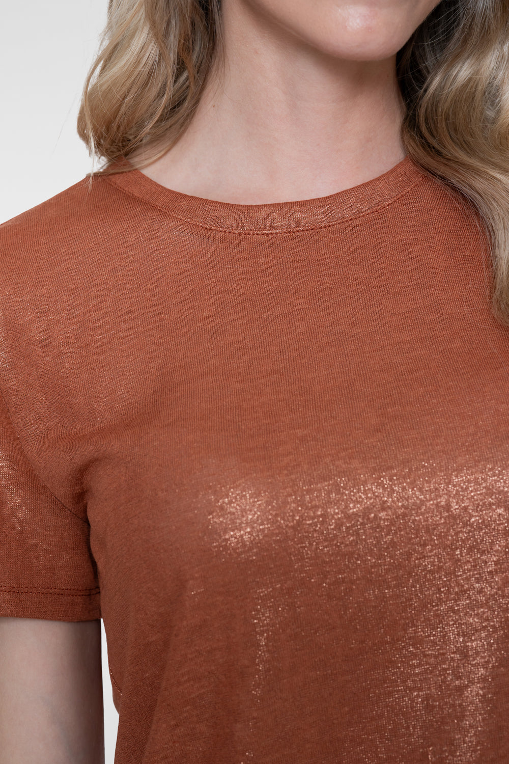 Geisha T-shirt met foil print
