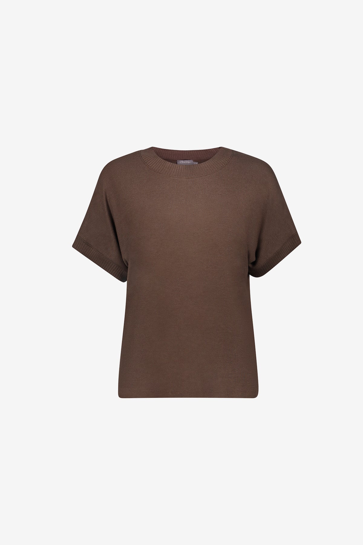 Geisha basic gebreid T-shirt met rib