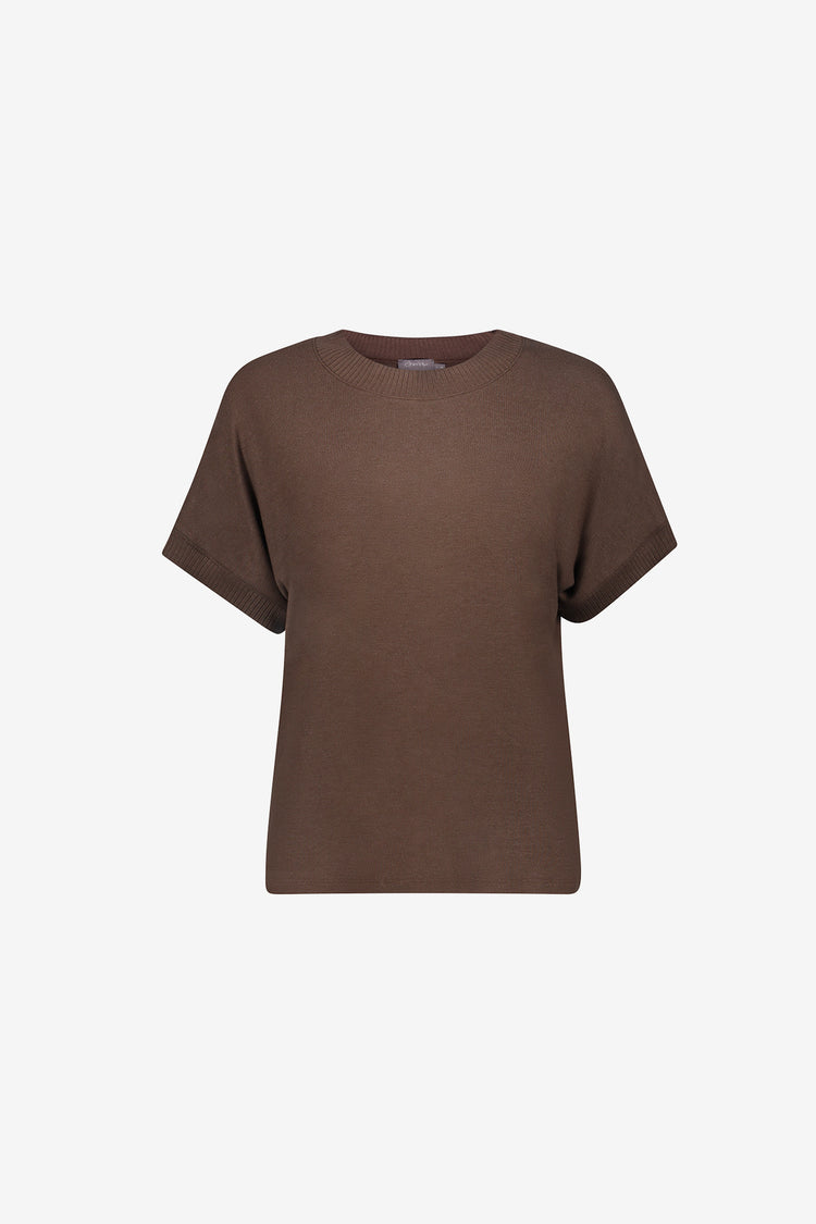 Geisha basic gebreid T-shirt met rib