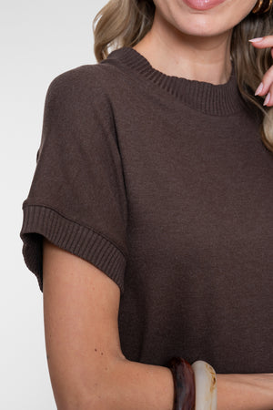 Geisha basic gebreid T-shirt met rib
