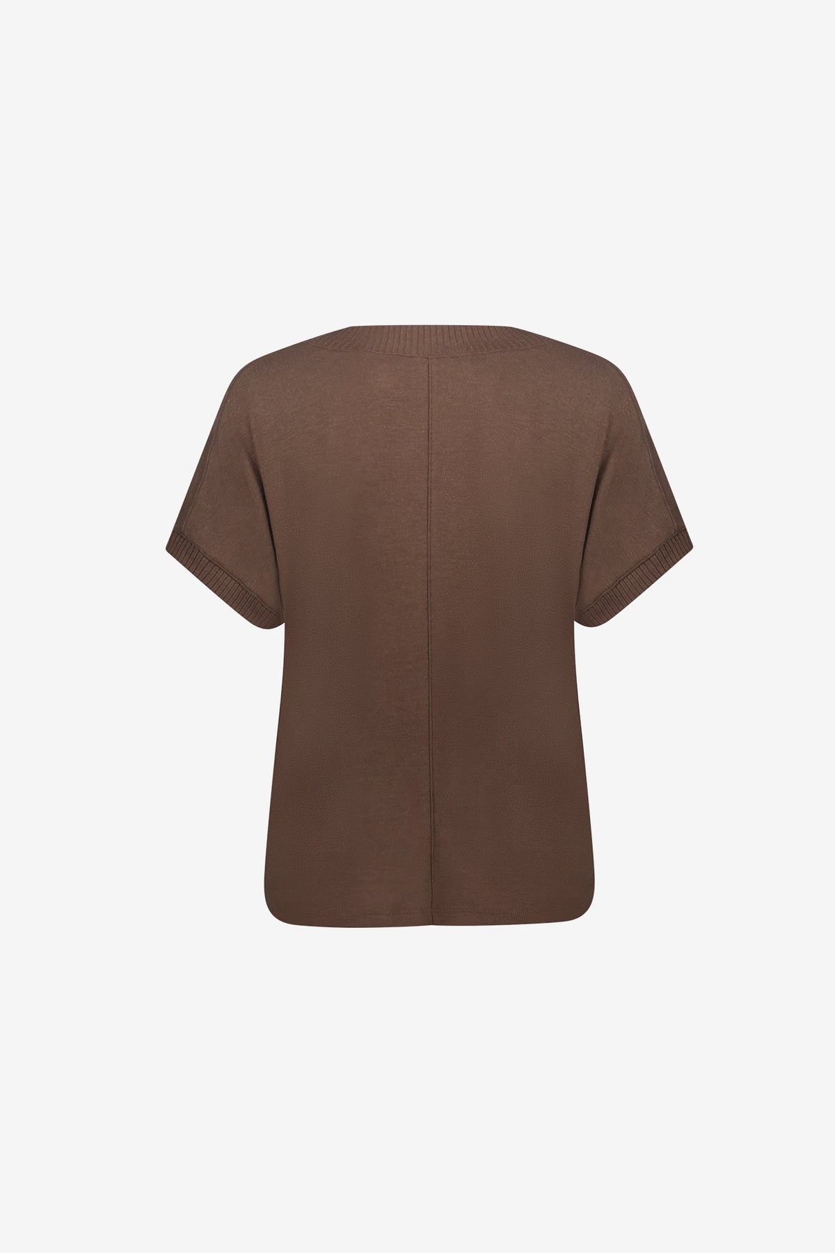 Geisha basic gebreid T-shirt met rib