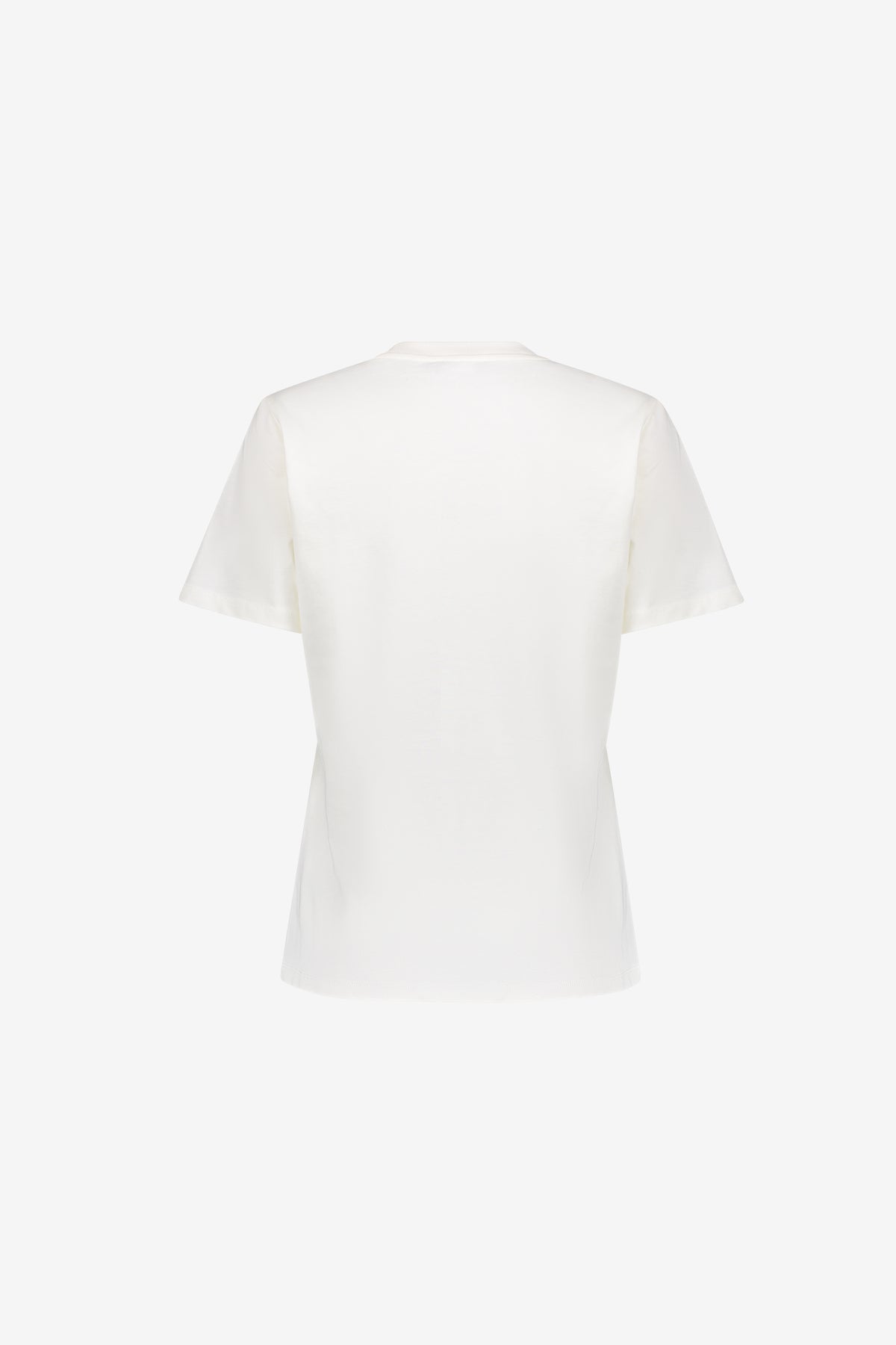 Geisha T-shirt met Happy Life print