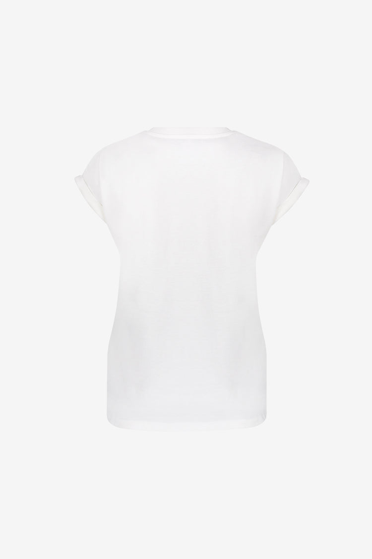 Geisha T-shirt met 28 print en korte mouwen