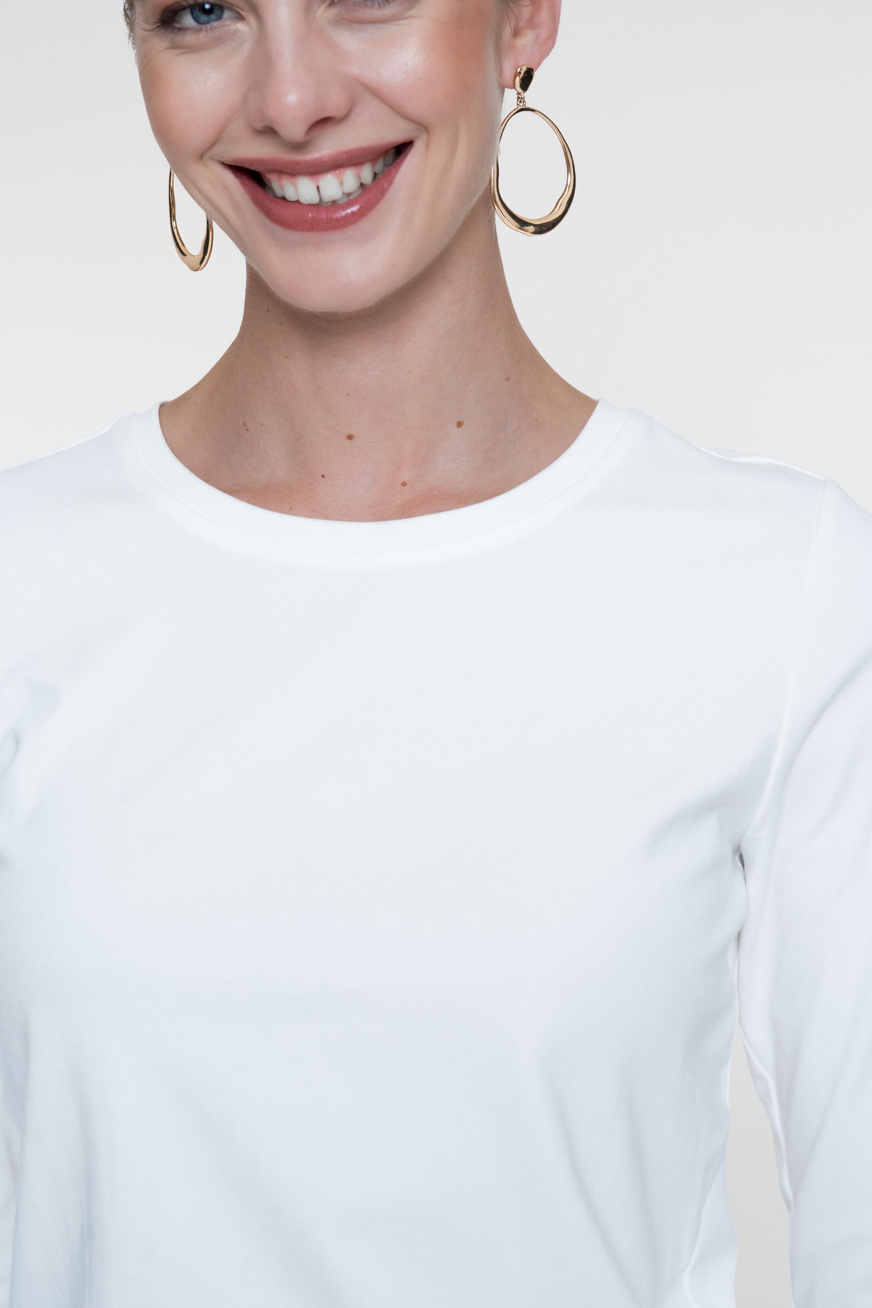 Geisha wit T-shirt met kant detail