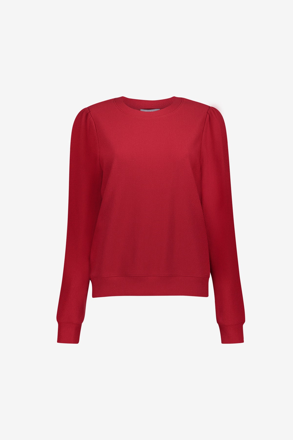 Geisha top met structuur en comfortabele pasvorm
