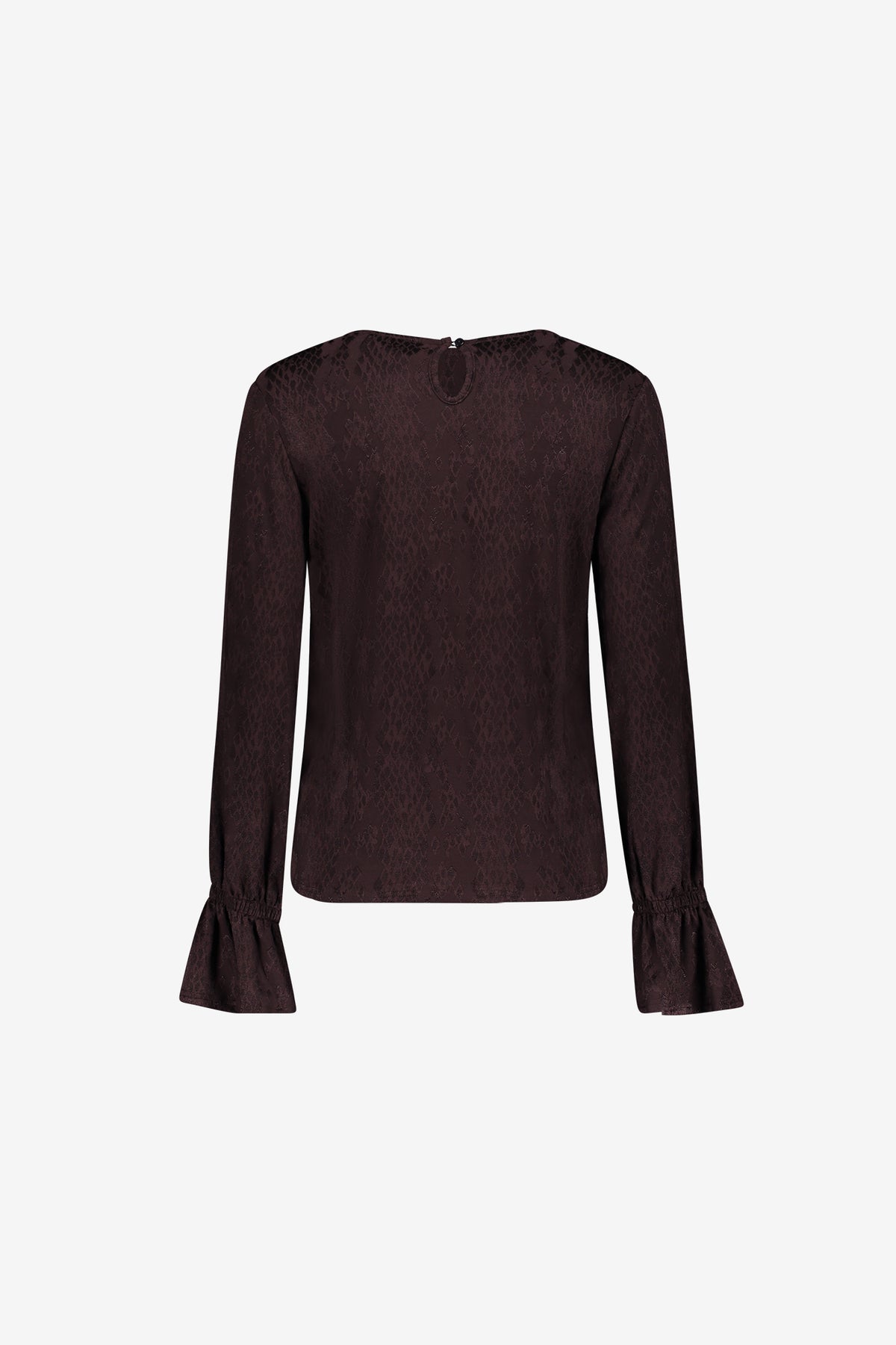 Geisha top met grafische print