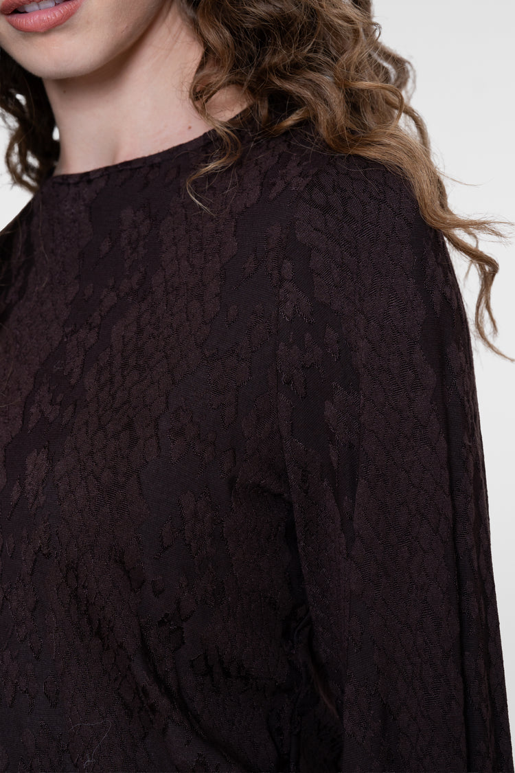 Geisha top met grafische print