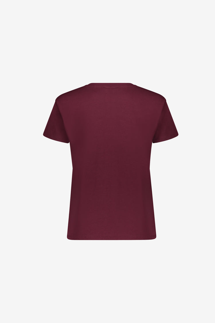 Geisha T-shirt met geborduurde Current Mood tekst