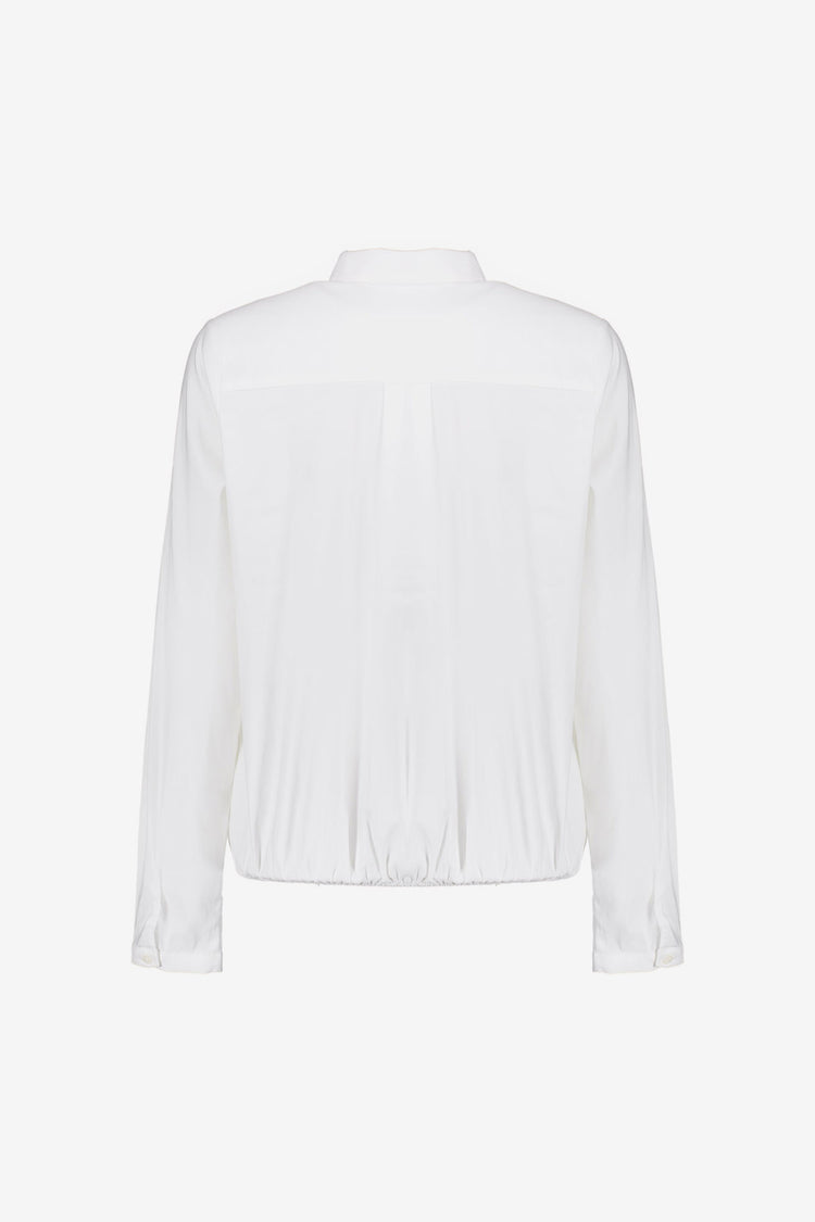 Geisha witte damesblouse met relaxed pasvorm