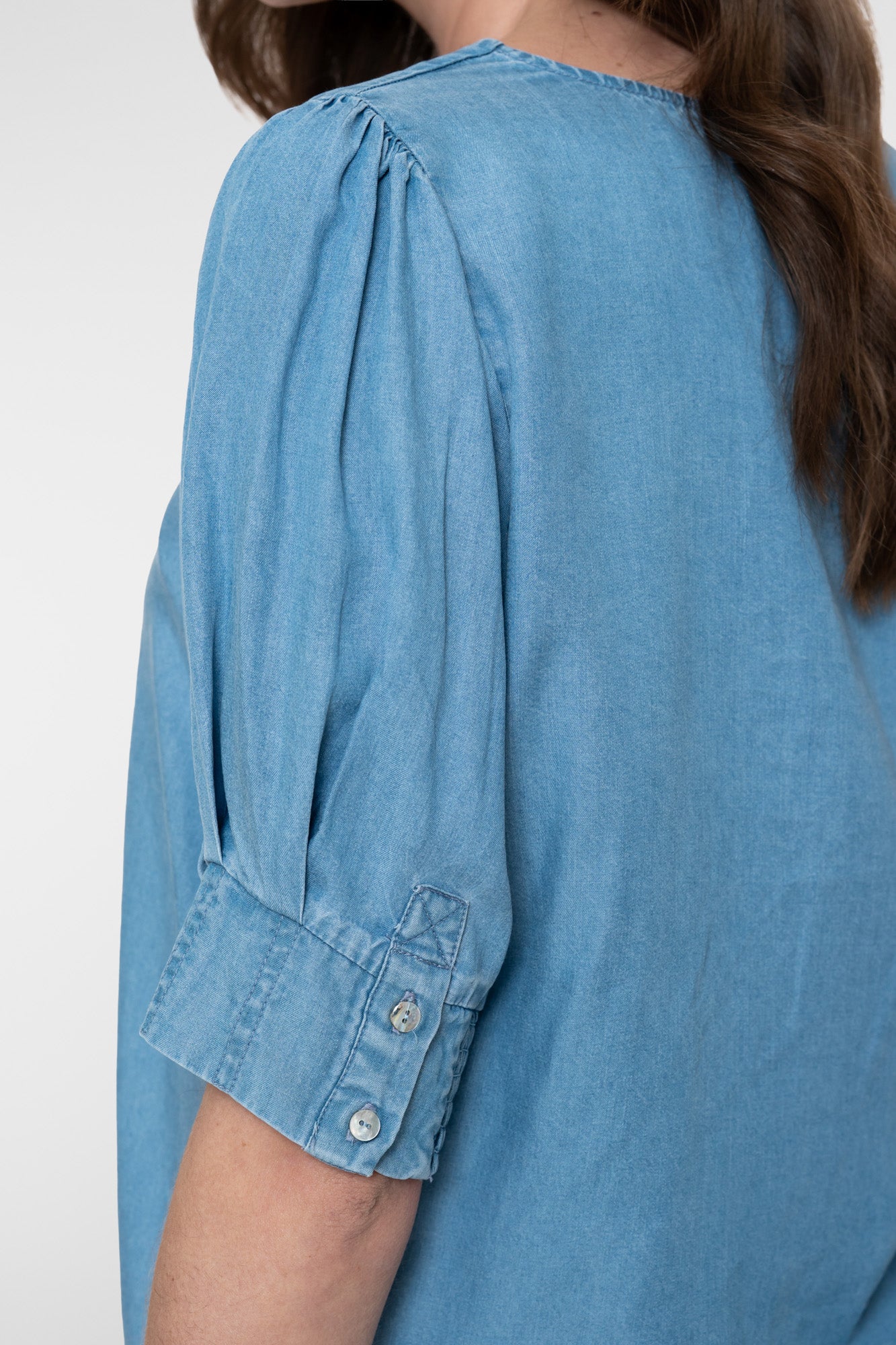 Geisha denim lyocell top