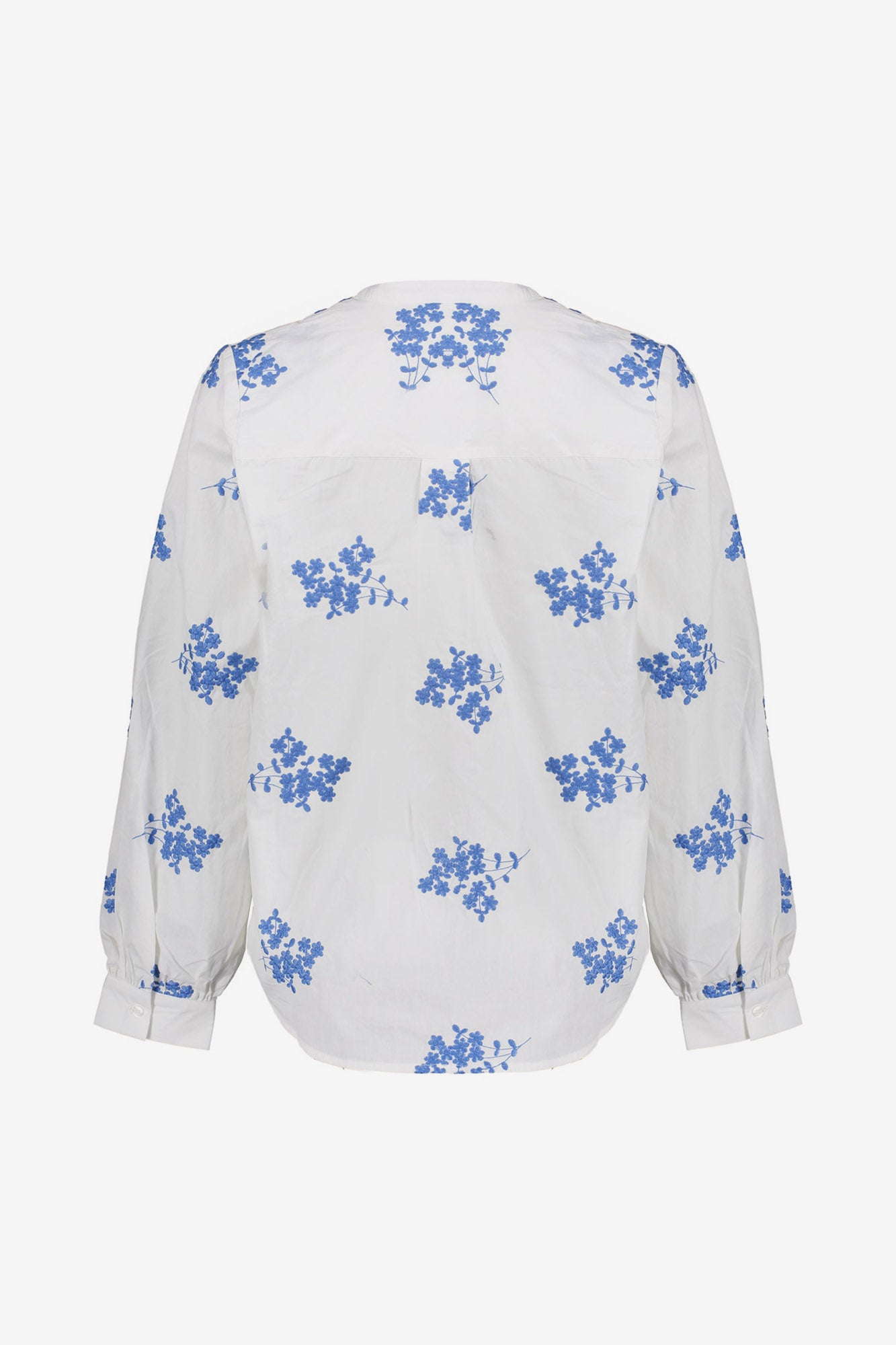 Geisha blouse geborduurde bloemen