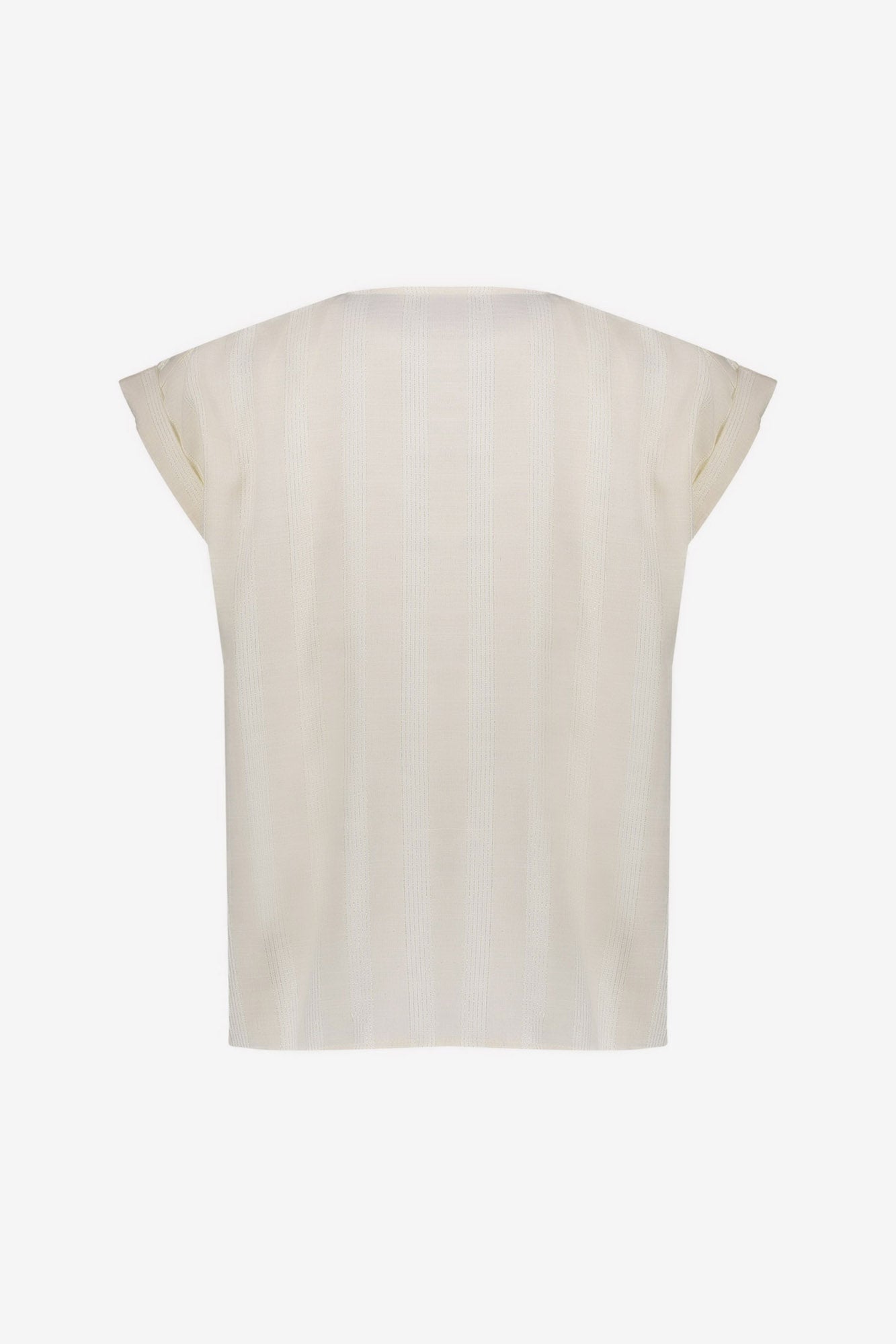 Geisha blouse met sierlijke striksluiting en lurex