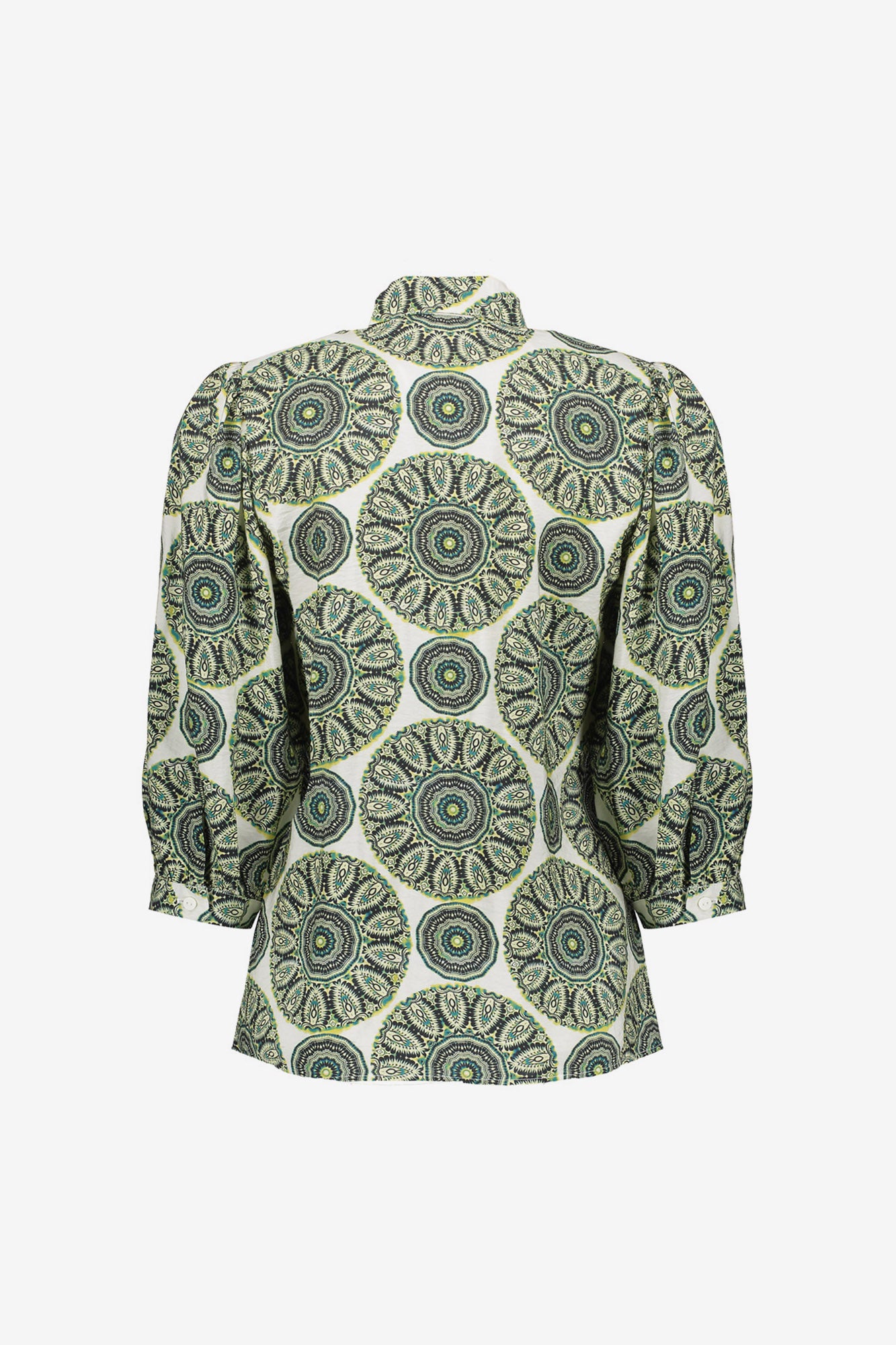 Geisha blouse met sierlijke print