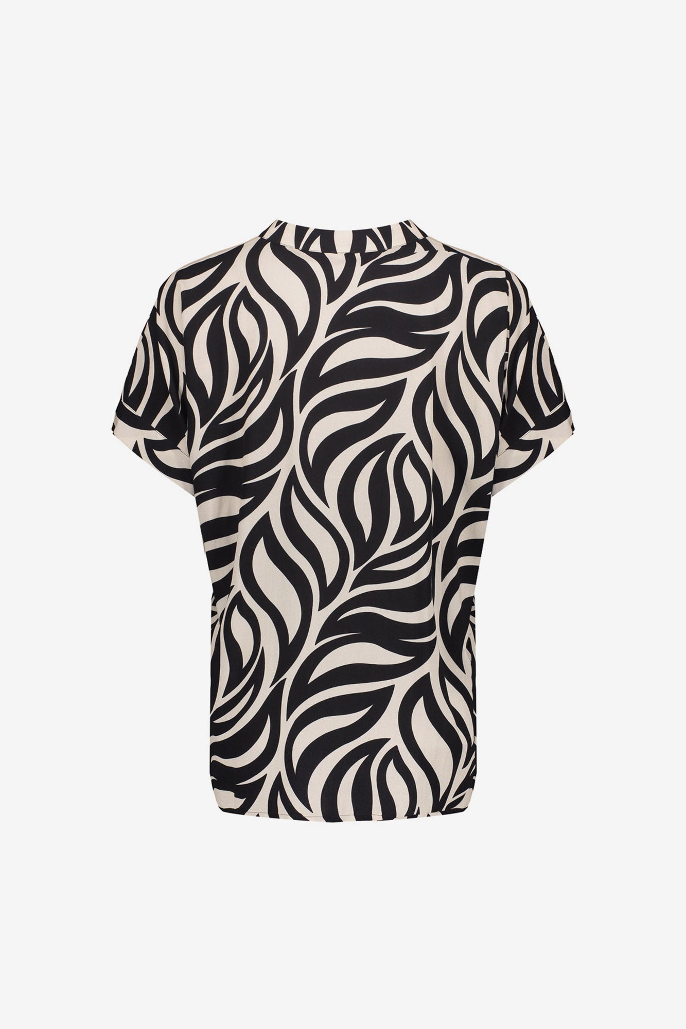 Geisha top met swirl dessin