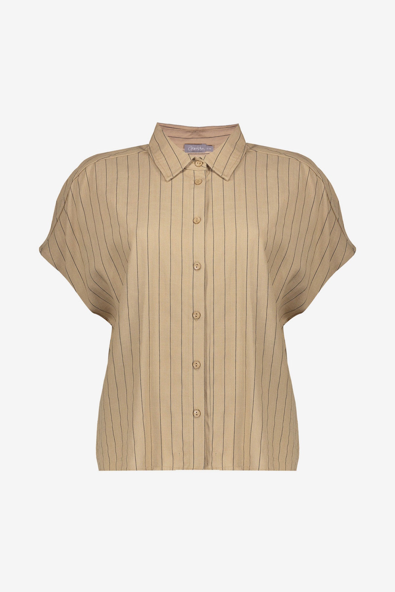 Geisha blouse met krijtstreep