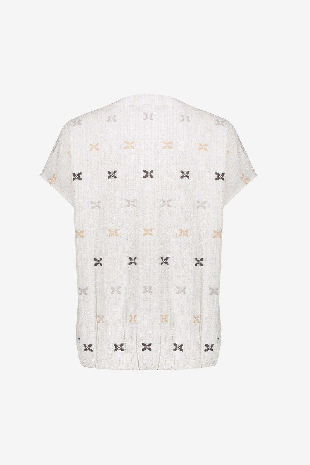 Geisha blouse met subtiele print