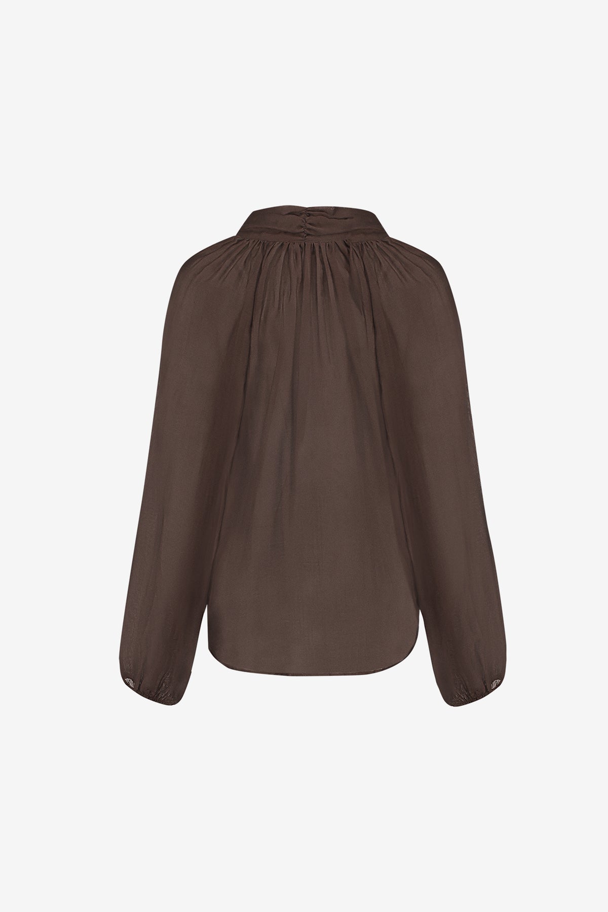 Geisha lyocell blouse met strikdetail
