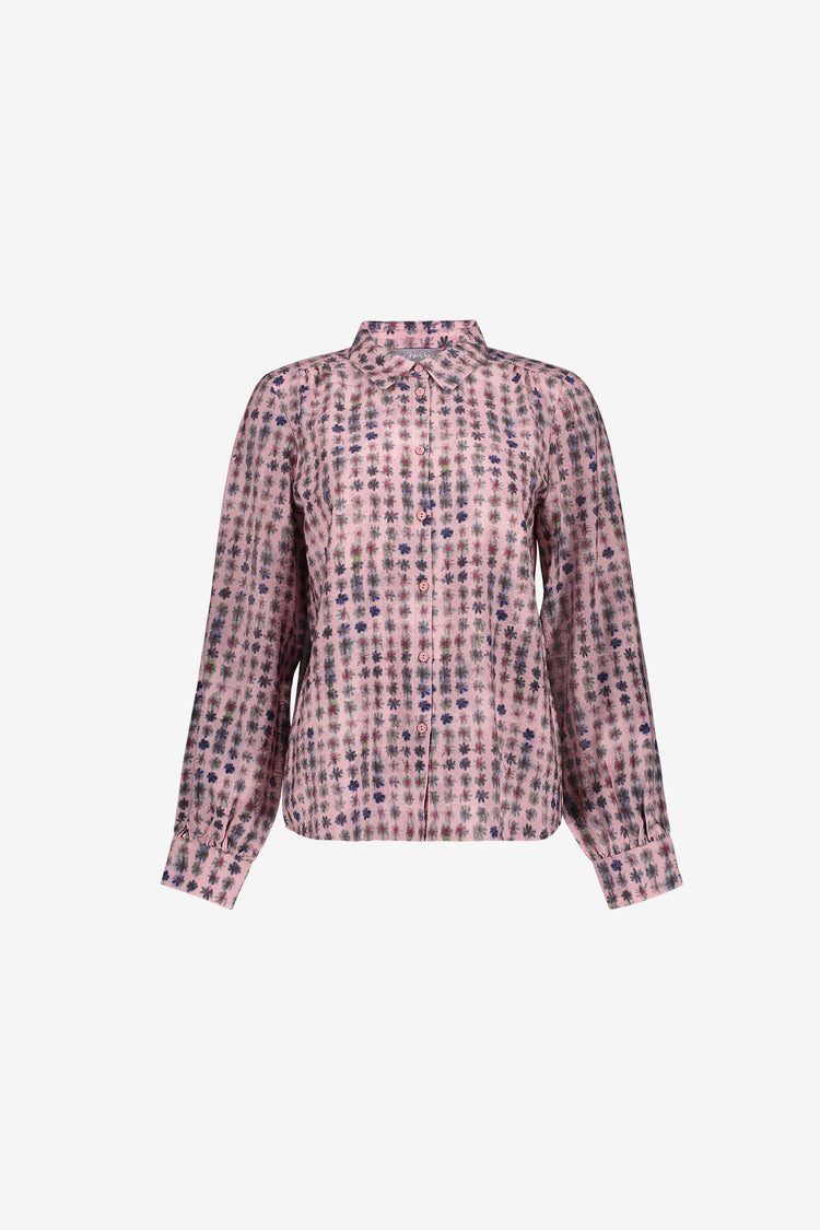 Geisha blouse met bloemdessin