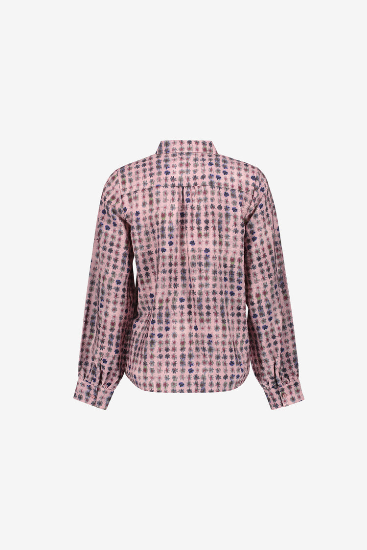 Geisha blouse met bloemdessin