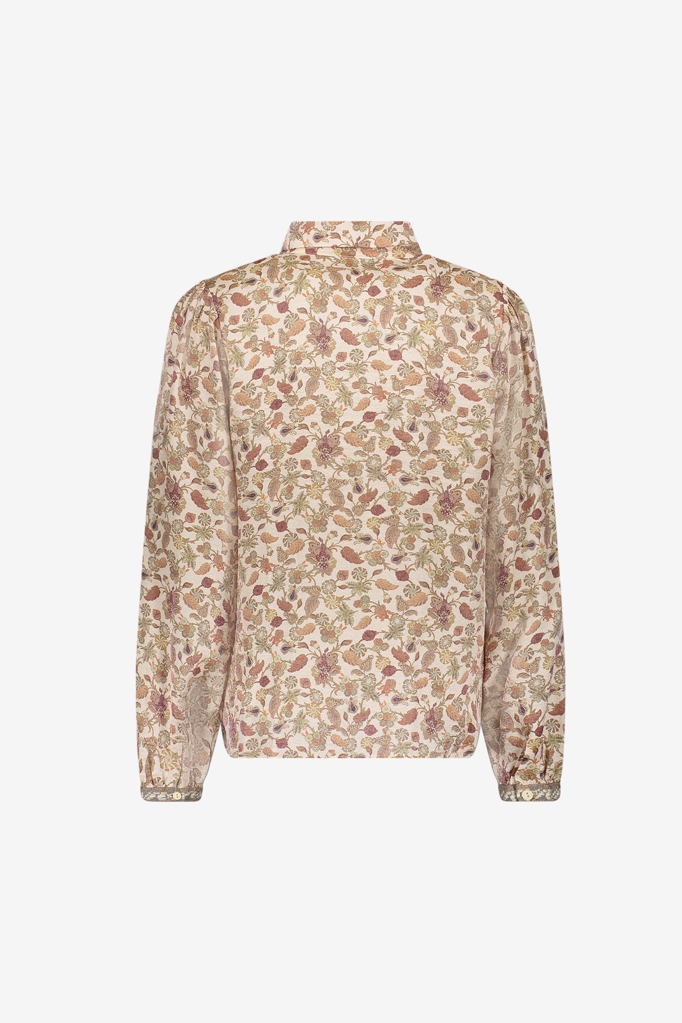Geisha blouse met romantische print