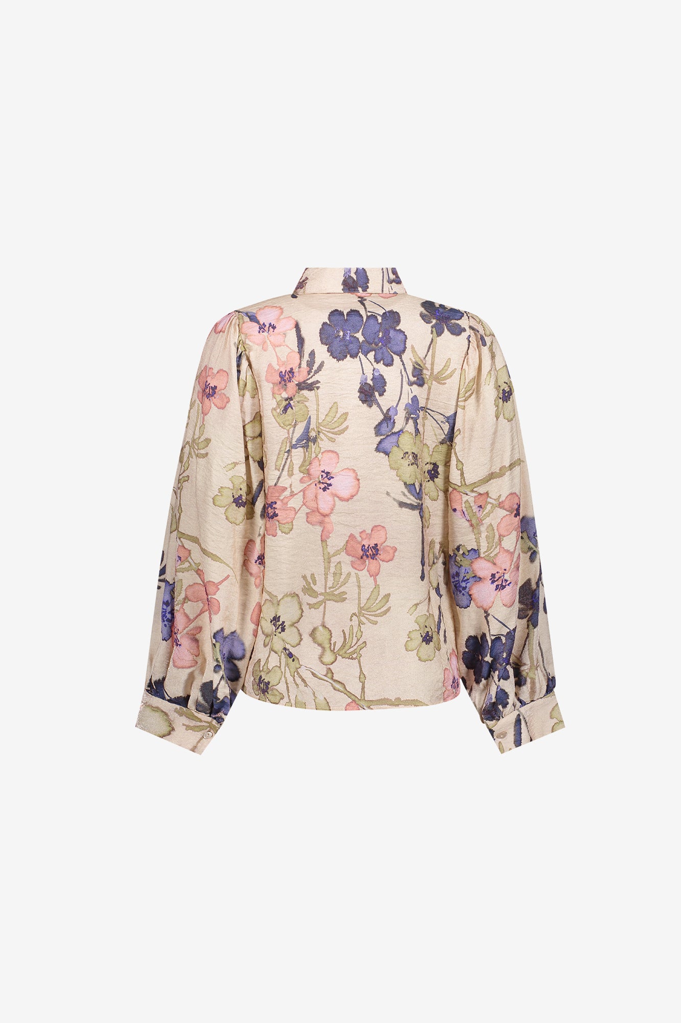 Geisha blouse met kleurrijke florale print