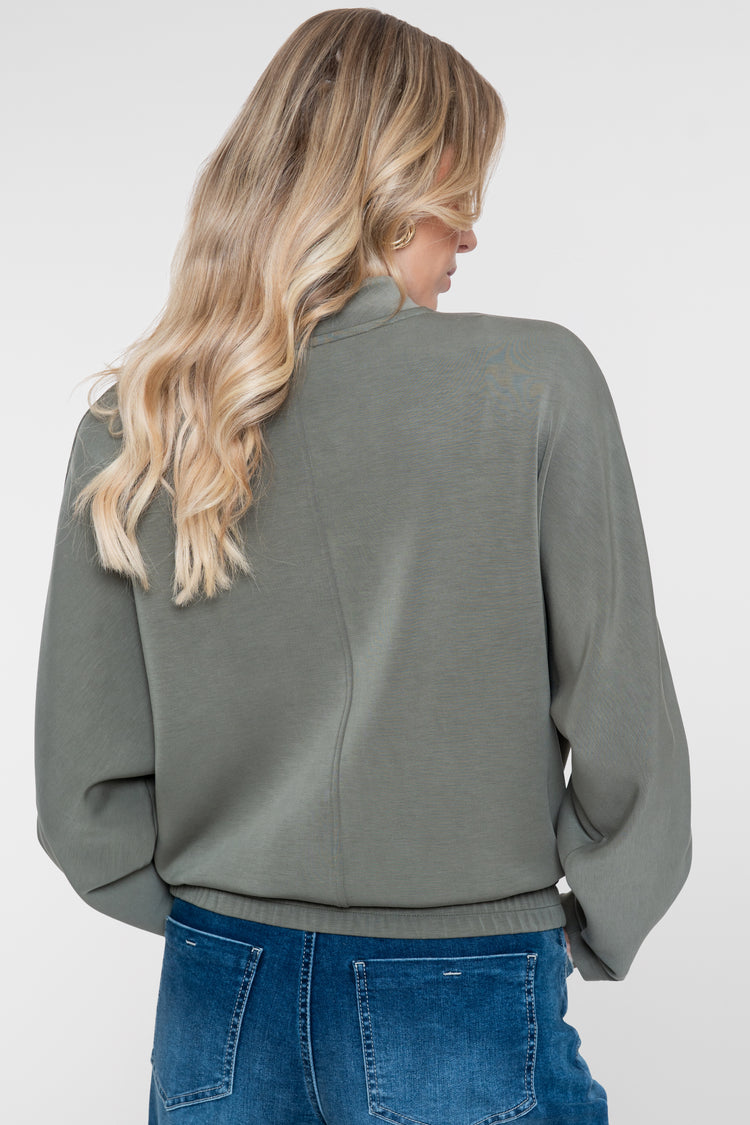 Geisha modal mix sweater met losvallende pasvorm