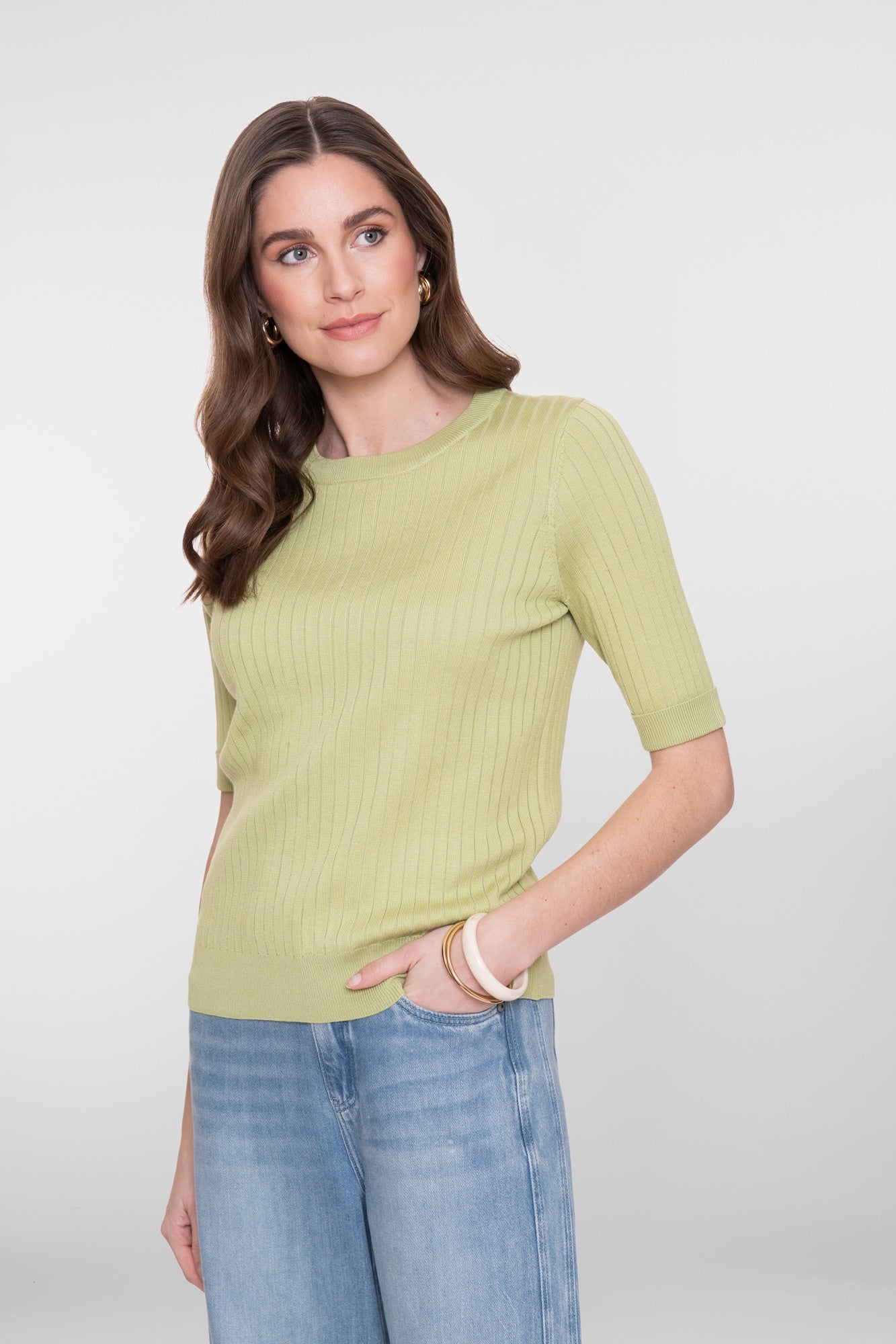 Geisha basic top groen
