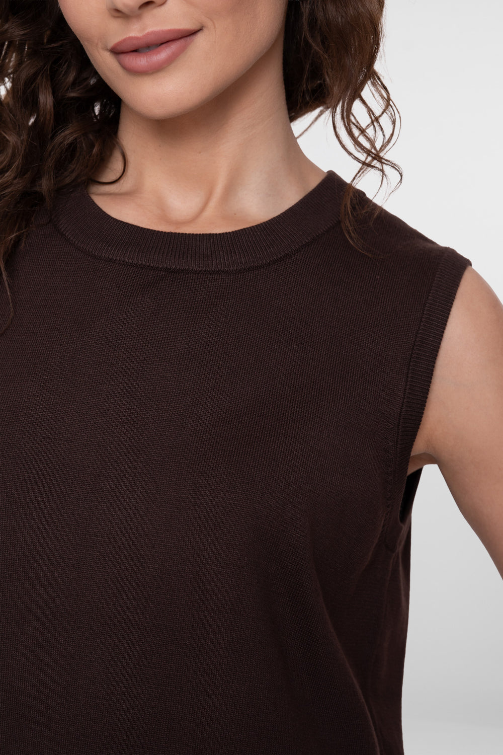 Geisha basic top bruin