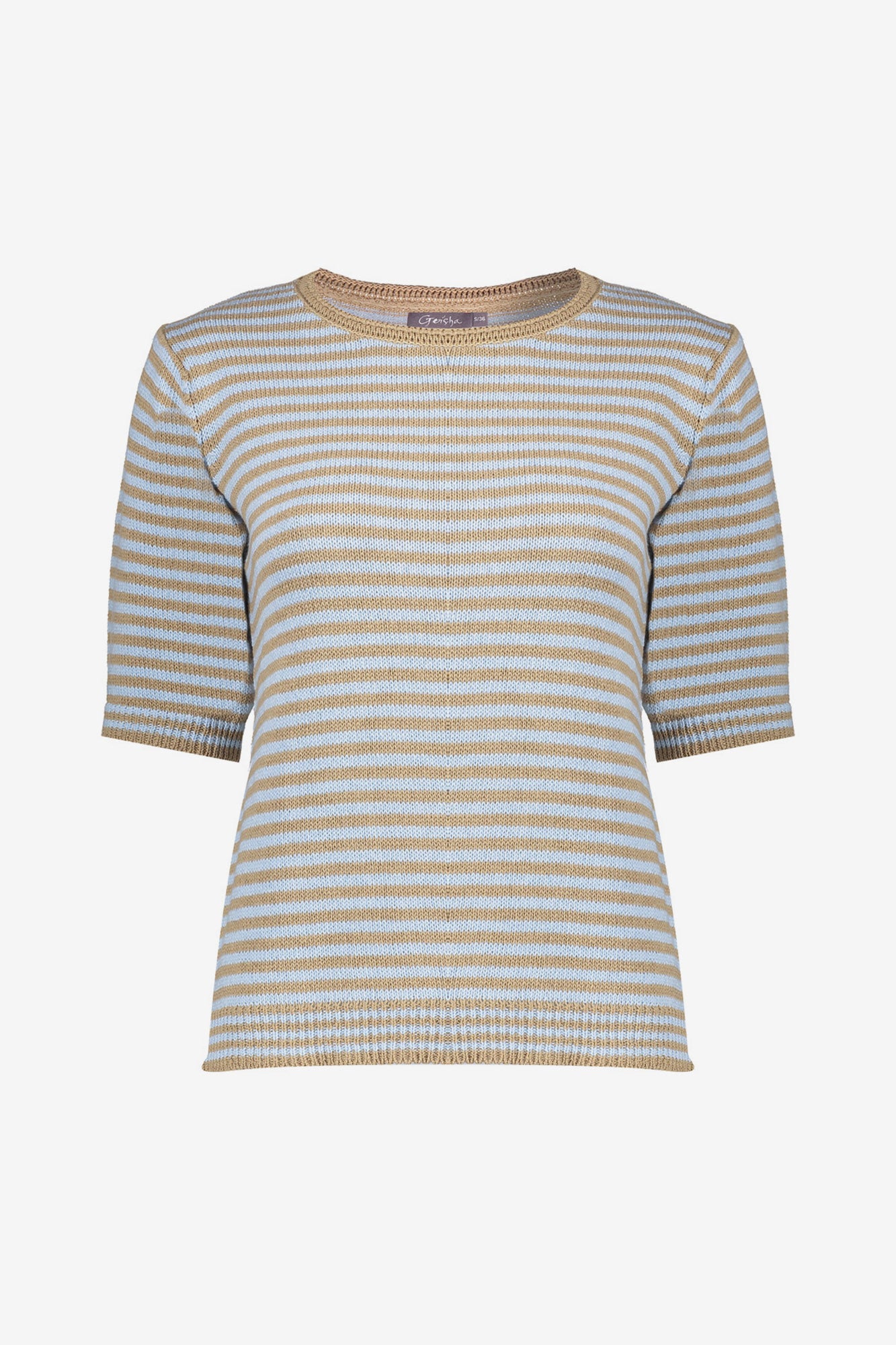 Geisha fijngebreide gestreepte pullover