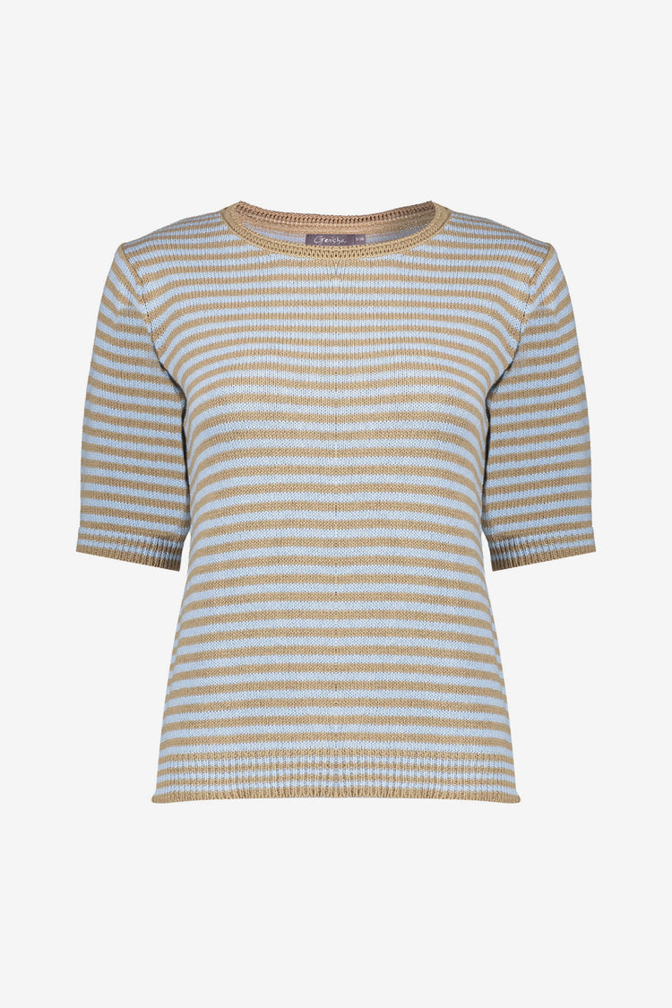 Geisha fijngebreide gestreepte pullover