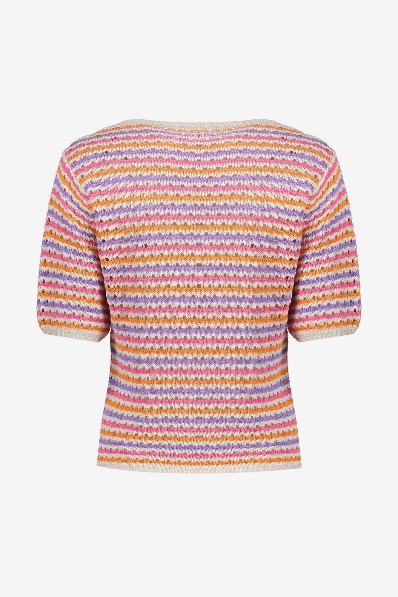 Geisha kleurrijke ajour pullover
