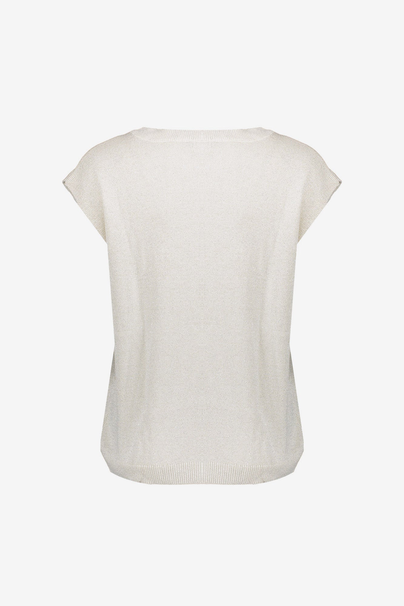Geisha lurex top met V-hals