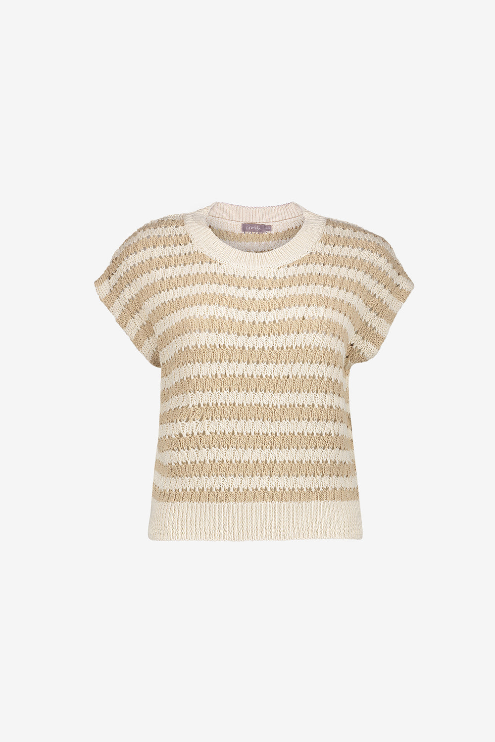 Geisha pullover met streeppatroon