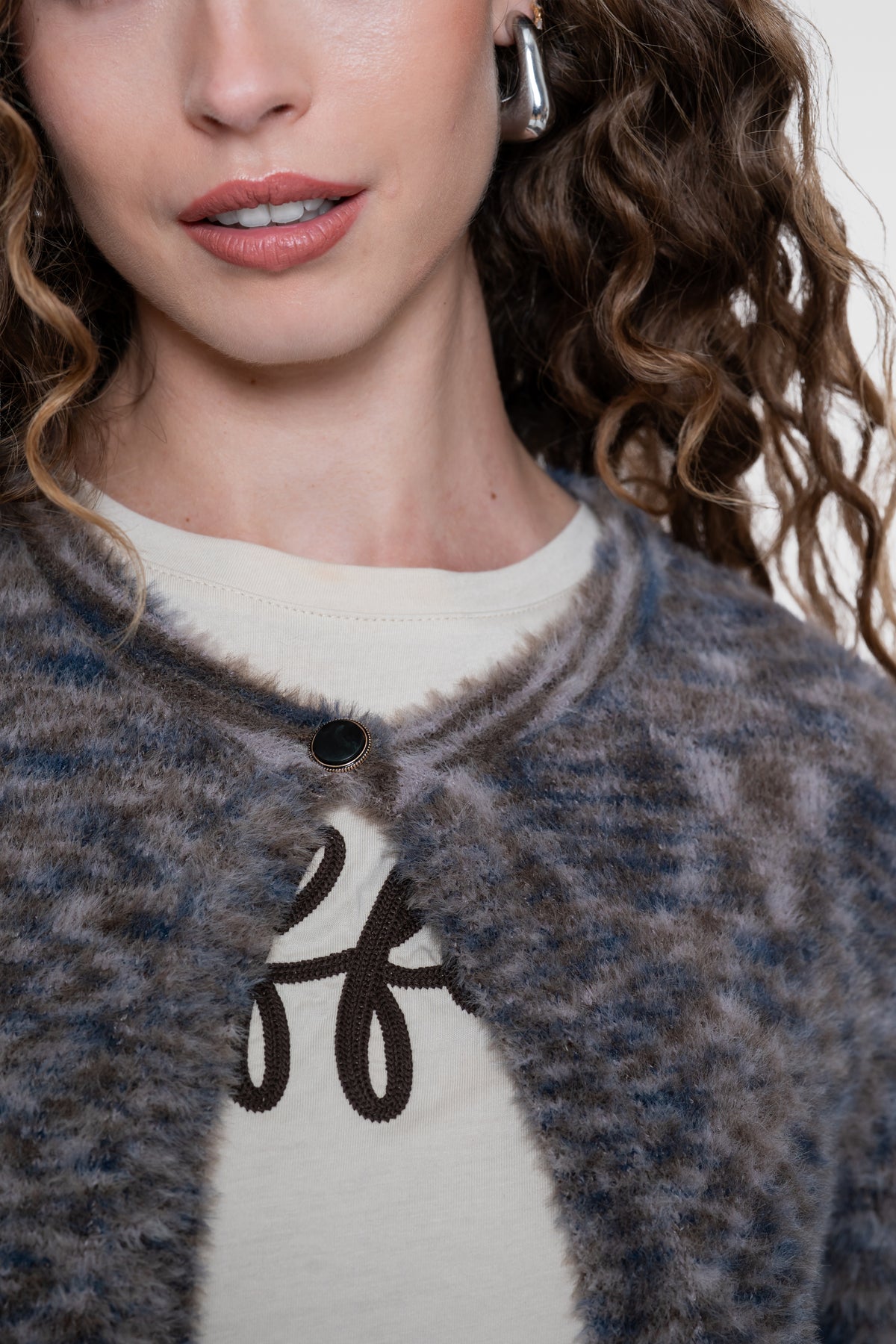 Geisha vest met openvallende pasvorm