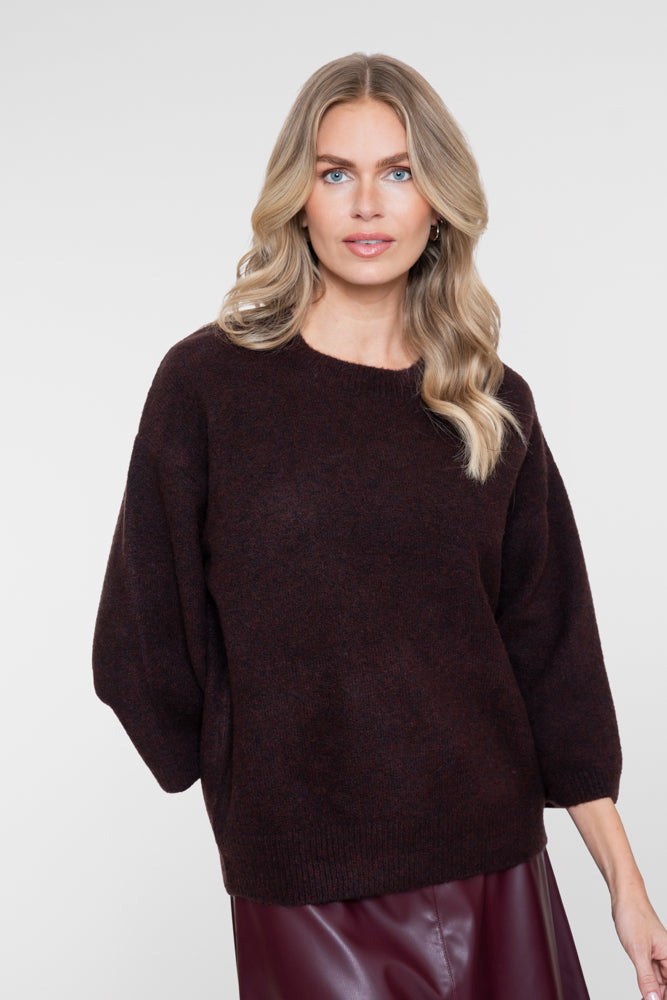 Geisha comfortabele pullover met klokmouwen – Shop de look