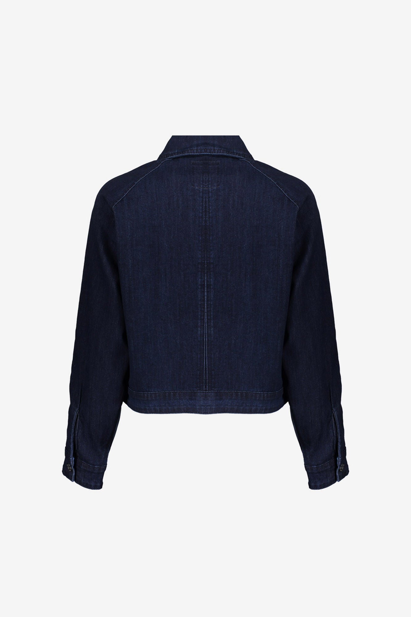 Geisha denim jacket met sportieve strepen