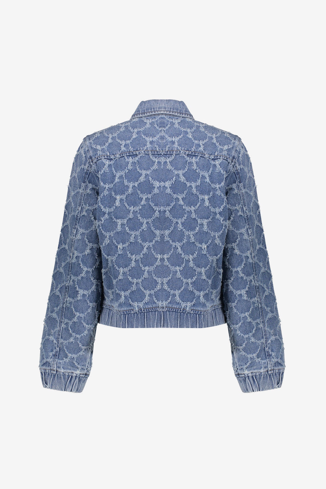 Geisha denim jacquard jacket