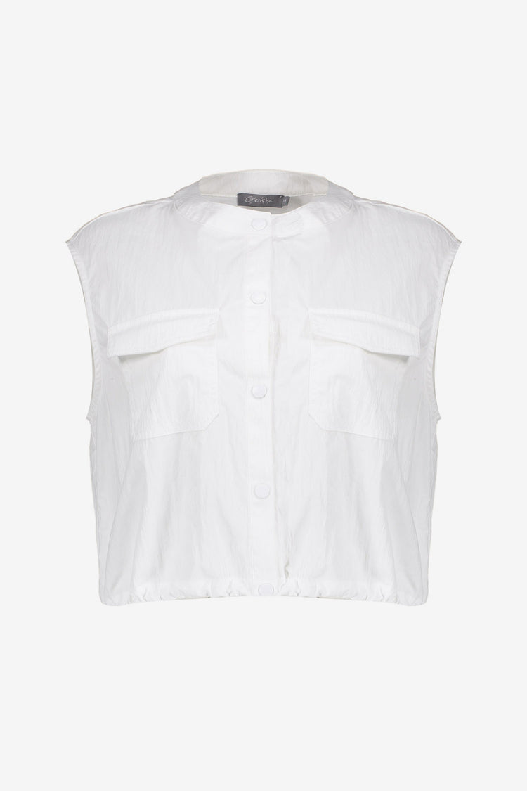 Geisha parachute blouse mouwloos