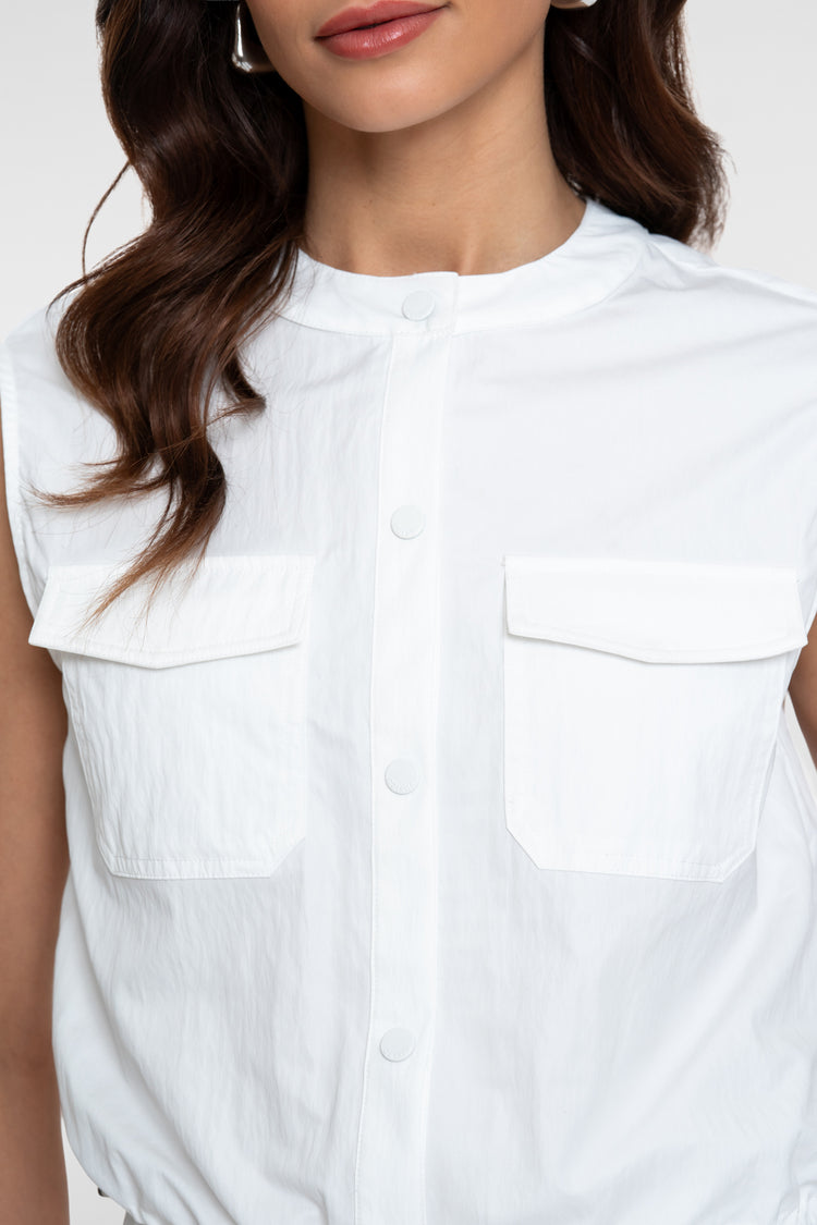 Geisha parachute blouse mouwloos