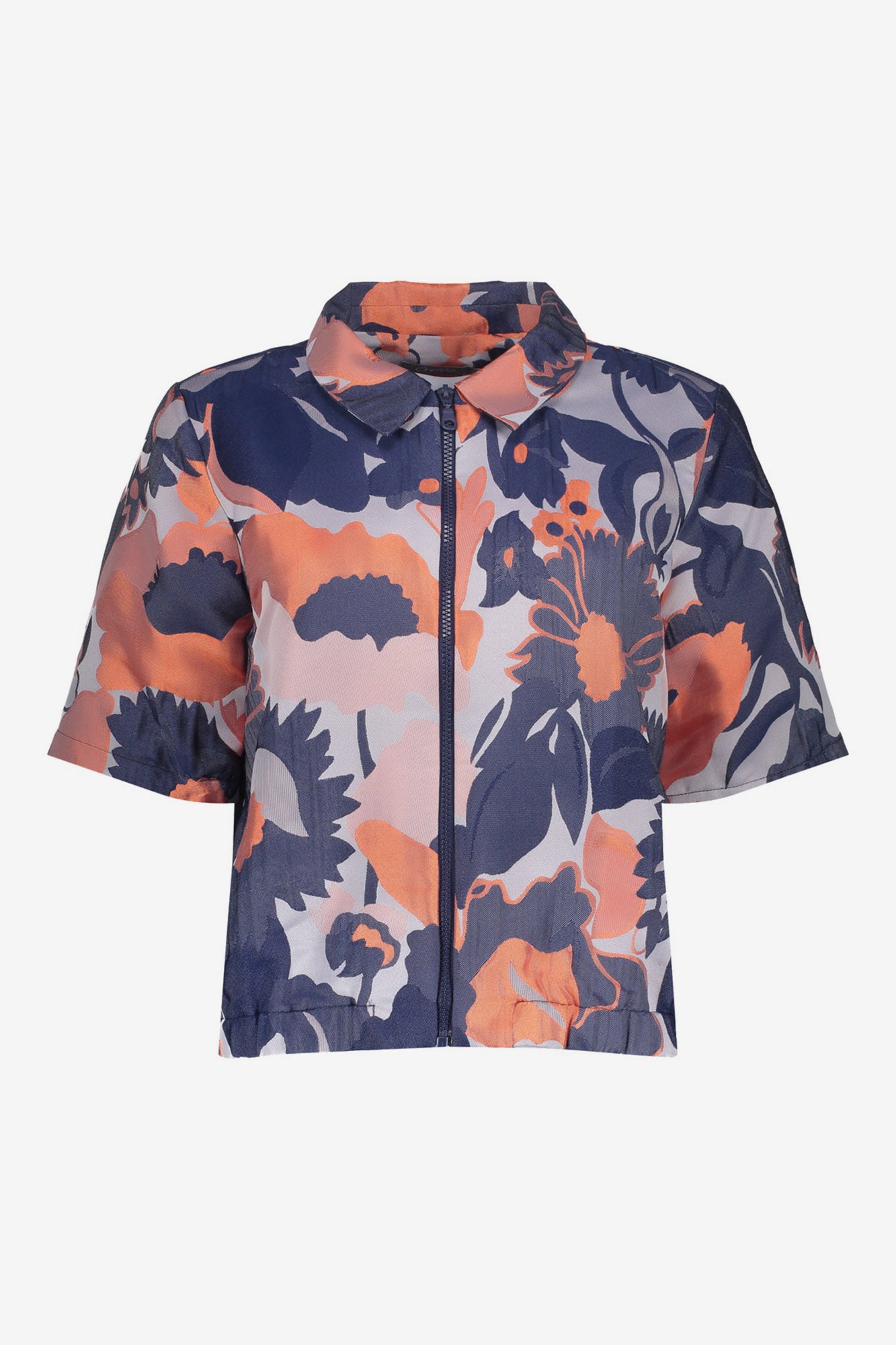 Jasje met grafische bloemprint