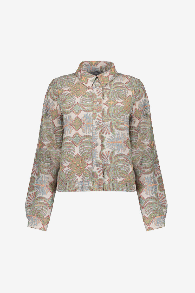 Geisha jasje met botanische print