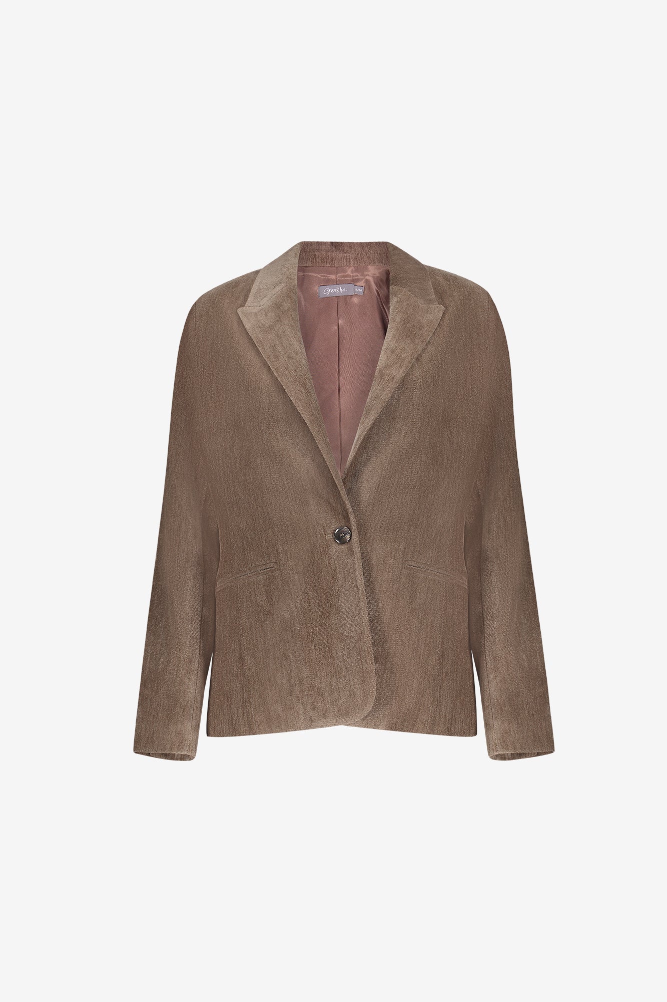 Geisha blazer met klassieke reverskraag