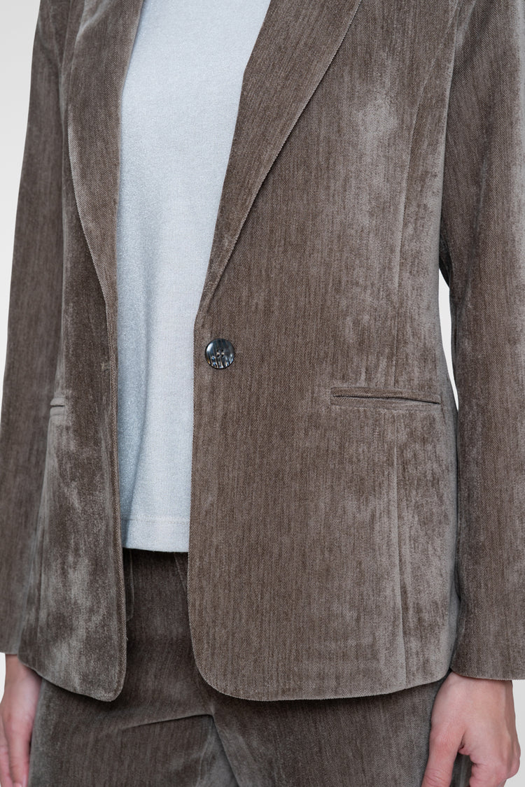 Geisha blazer met klassieke reverskraag