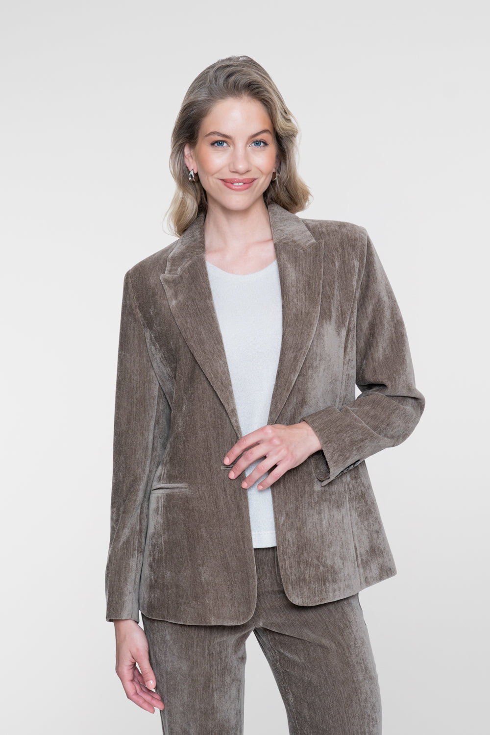 Geisha blazer met klassieke reverskraag