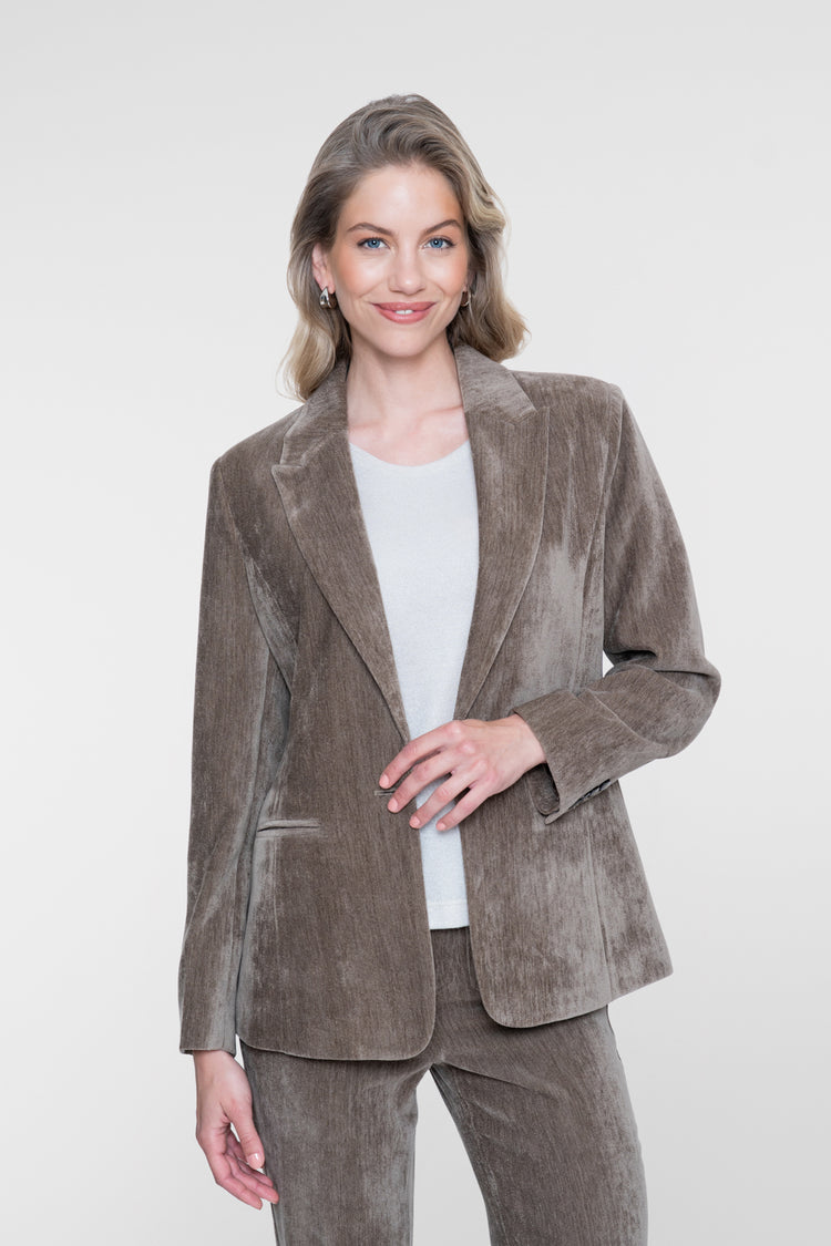 Geisha blazer met klassieke reverskraag